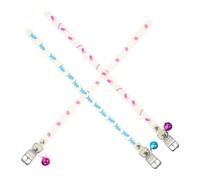 CLISPEED Adjustable Glow in the Dark Pet Collar 3Pcs with Bell for Puppies and Cats Night Safety Random Color