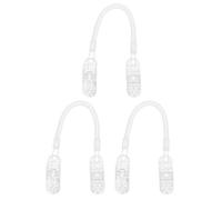 CLISPEED Adjustable Hat Strap Clips Secure Cap Holders 3pcs Windproof Hat Retainer Clips with Elastic Chin Cord for Outdoor Activities Everyday Use