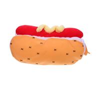 CLISPEED Adjustable Hot Dog Puppy Costume for Dogs and Cats Lightweight Comfortable Pet Halloween Outfit for Parties and Family Gatherings Prop for Puppy Cosplay
