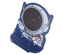 CLISPEED Adjustable Metal Astronaut Book Stand with Stable Base for Adults Versatile Desk Holder Compatible with Books Tablets Magazines and Music Stylish Space-Themed Reading Accessory