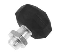 CLISPEED Adjustable Rubber Toe Stop Roller Skate Brake Pad Replacement Lightweight Skate Accessory for Men and Women Black Surface