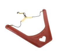 CLISPEED Adjustable Saxophone Carrying Case Strap with Dual Shoulder Design, Soft Pu and Polyester Material, Hollow out Heart Shape for Lessons on Stage Use, Suitable for Adults
