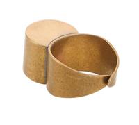 CLISPEED Adjustable Sliding Copper Ring for Dulcimer Playing, Folk Instrument Finger Training Tool, Flexible Gliding Ring for Beginners and Music Practice