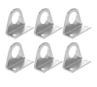 CLISPEED Air Cylinder Mounting Brackets 3 Pairs Rust Proof Clevis Brackets Suitable for Pneumatic Cylinder Rod Assembly