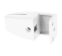 CLISPEED Aluminium Alloy Desktop Clamp with Thickened Base, Easy to Use and Stable, Desk Divider Support Clip for Office and Conference Rooms, Simple Design White Partition Bracket Clamp