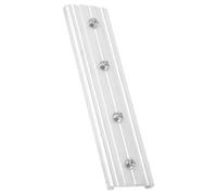CLISPEED Aluminum Alloy Curtain Track Joint Connector for Direct Rail Curtains Ceiling Extension Accessory Suitable for Living Bedroom Dining Use