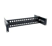 CLISPEED Aluminum Alloy Din Rail Mounting Bracket for Media Converter and Power Supply, 2u 19-inch Rackmount with Adjustable Depth, Space Efficient Design for Server Enterprise and Campus