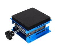 CLISPEED Aluminum Laboratory Scissor Jack Stand with Shock-absorbing Sponge Lifting Platform for Chemistry Biology Physics Experiments Stable Load-bearing Lab Workbench Support