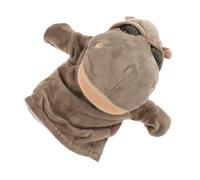 CLISPEED Animal Shaped Hand Puppet with Working Mouth Soft Plush for Storytelling and Role Play Comfortable Lightweight Stuffed Animal Puppet for Preschool Halloween Christmas Birthday