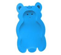 CLISPEED Anti-Slip Sponge Mat Baby Bathing Mat Blue Sponge Cushion Non-Slip Baby Bath Accessory for Newborns and Toddlers Bath Time