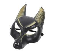 CLISPEED Anubis Mask for Halloween Parties Plastic Masquerade Cosplay Accessory Vintage Egyptian God Costume Prop for Carnivals Fashion Shows Theatrical Events