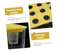 CLISPEED Aquaponics Fish Tank with Lid Small Desktop Aquarium for Betta Fish and Hydroponic Herb Garden Indoor Micro Garden Planter for Home and Office Self-sustaining Ecosystem