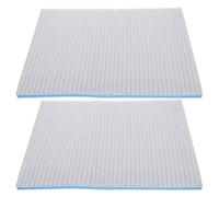 CLISPEED Aquarium Filter Sponge Pads Easy Maintenance 2pcs High Density Washable Mechanical Filter Media for Fish Tank and Aquarium Suitable for Home Setups