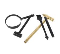 CLISPEED Authentic Archaeological Dig Kit for Dinosaur Excavation Tools with Hammer Brush Magnifier Educational Stem for Gemstone Discovery and Interactive Science Learning