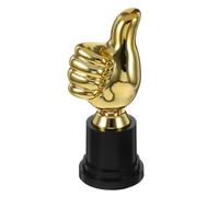 CLISPEED Award Trophy: Thumbs Up Plastic Trophy Cup Gold Award Trophies for Kids School Rewards Sports Winners Prizes Victors Appreciation Party Favors