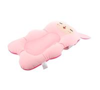 CLISPEED Bath Cushion Non Slip Bathtub Mat with Floating Seat Support for Newborns and Boy Girl Thick Wear Resistant Bathing Pad with Bubble Generating Sponge Safe Comfortable Shower