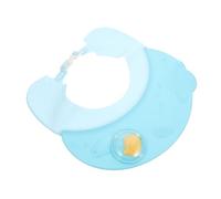 CLISPEED Bathing Hat Safety Visor for Shampoo Protection Shower Cap with No-sew Snap Clip Curved Design for Water Drainage and Ear Eye Mouth Protection During Haircuts and Outdoor Use