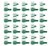 CLISPEED Bird Water Dispenser 20Pcs Automatic Spill-Proof Water Bottle for Parrots and Quails Cage Use Small Size