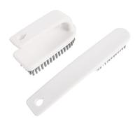 CLISPEED Birdbath Cleaning Brush Set for Outdoor Use with Ergonomic Long Handle and Curved Brush Head Design, Soft Hair and Pp Material, Efficient Water Stain Removal and Thorough Cleaning