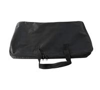 CLISPEED Black Oxford Cloth Music Stand Carry Bag with Comfortable Transport and Convenient Design, Lightweight Waterproof Storage Supply for School Or Live Stage Use