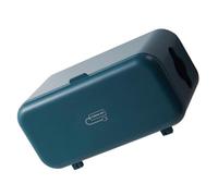CLISPEED Blue Abs Plug Storage Organiser Box Wall Mounted Cable Storage Box with Conceal Wires Function for Office and Home USB Hub Protector