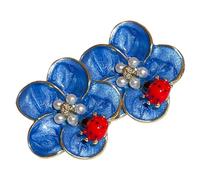CLISPEED Blue Flower Earrings for Women Lightweight Hypoallergenic Ladybug Design Cute Jewelry for Teens and Elegant Small Ear Studs for Party Wedding Graduation Gifts