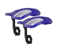 CLISPEED Blue Windproof Motorcycle Handlebar Protector Transparent Hand Shields for Winter Riding Compatible with Various Motorbike Models Reduces Wind Drag and Enhances Safety