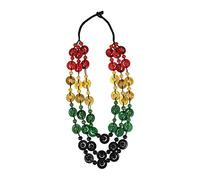 CLISPEED Bohemian Coconut Shell Wooden Beads Necklace Handmade Retro Women’s Fashion Pendant Charm Beach Jewelry for Ladies and Girls