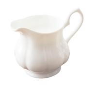 CLISPEED Bone Milk Jug Porcelain Creamer Pot with Pour Spout for Afternoon Tea Coffee Serving Kitchen Supplies