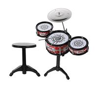 CLISPEED Boy Girl's Jazz Drum Toys Boys and Girls Drum Set Early Education Musical Toy Plastic