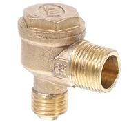 CLISPEED Brass Air Compressor Check Valve with External Thread Durable Pneumatic Accessory for Pressure Tank and Piston Pump Corrosion Resistant Easy to Install and Secure Pipeline