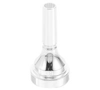 CLISPEED Brass Cornet Mouthpiece Random Color Shiny 4b Silver Stylish Replacement Accessory Performance and Provides Better Control for Beginner Players for Brass Instruments