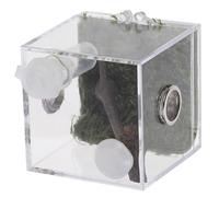 CLISPEED Breeding Box Spider Habitat Box Lightweight Easy to Operate Acrylic Enclosure for Feeding Reptiles and Pet Keeping Suitable for Scorpions and Crickets