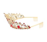 CLISPEED Bridal Crown Wedding Crown for Bride Bridal Headpiece Accessories for Wedding Prom Party