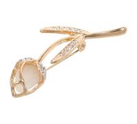 CLISPEED Brooch Durability -shaped for Women Alloy Elegant, Zinc Pin Material Quality Easy to Maintain Safety Pin for Homecoming and Holidays Accessories and Clothes