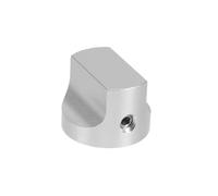 CLISPEED Brushed Silver Aluminum Audio Knob Volume Control Potentiometer for Tube Amplifiers Guitar Tone Knobs Replacement Caps with Matte Finish
