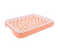 CLISPEED Bunny Pp for Small and Guinea Pigs Litter Box Fixed Design and Heightened Fence, Pet Toilet Preventing Feet from Getting Stuck, for Clean Cage Toilet