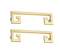 CLISPEED Cabinet Door Handles Practical Kitchen Cupboard Hardware Antique Style 2pcs Zinc Alloy Retro Knobs for Drawer and Jewelry Box Replacement