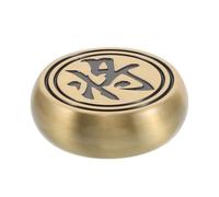CLISPEED Calligraphy Paperweight Chess Block, Brass, 3.9cm, Sturdy Desk Decoration for Chinese Painting and Writing, Studio Office Desk