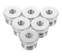CLISPEED Camera Conversion Screw Adapter 6Pcs Lightweight Aluminum 1/4 Inch Female to 5/8 Inch Male for Tripod Gimbal Mounting