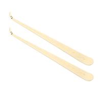 CLISPEED Candle Wick Extinguisher Tool and Reduces Smoke and Odours Elegant Design with Handle Stainless Steel 2pcs with Handle, Portable for Outdoor Picnics and Cozy Dinners