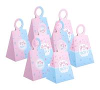 CLISPEED Candy Boxes for Storing Candies Gender Reveal Party Treat Boxes 24pcs Small Paper Not Easy to Tear Suitable for Everyday Life and Shops