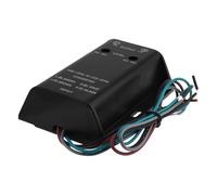 CLISPEED Car Easy and in Installation Amplifiers Speakers with Audio High to Low Level Converter Adapter Bass Enhancement Black Pvc Copper Core Replacement for Vehicle for Automotive