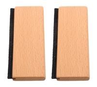 CLISPEED Cashmere Pill Remover Comb 2pcs with Sandalwood Handle Dry Cleaning Brush for Wardrobe Care and Fine Textiles Protection