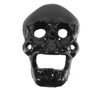 CLISPEED Cast Iron Skull Shape Wall Mounted Bottle Opener Iron Skull Bottle Cap Opener Retro Bar Decoration for Home Beer Soda Bars