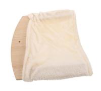 CLISPEED Cat Hammock Solid Wood Climbing Frame for Cats Hammock for Indoor Use Kitten Wall Furniture Scratching Board Wood Platform for Climb Play and Nap