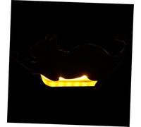 CLISPEED Cat-Shaped LED Night Light with Voice Eye-Friendly Glow Decorative Wall Lamp for Bedroom Energy-Saving and Easy Control Silent Lighting