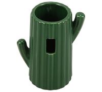 CLISPEED Ceramic Cactus Shaped Hamster Feeder Portable Pet Bottle with Creative Design and Safe Healthy Material for Small Pets Temporary Water Supply Travel