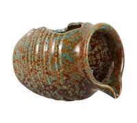 CLISPEED Ceramic Fountain Decor Small Spitter with Flow-enhancing Opening for Courtyard and Balcony Water Garden Elegant DIY Outdoor Water Feature Ornament for Tranquil Backyard and Fish