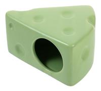 CLISPEED Ceramic Hamster House Cooling Hideout Hamster Nest Sleeping Bed Decorative Ceramic Pet Hideaway Suitable for Guinea Pigs and Chinchillas Random Color Random Color